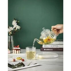 Glass Teapot With Pumpkin Design Infuser (Pumpkin Teapot 600ml) -Home Chef Shop 97104862 4