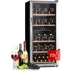 Klarstein Vinamour 66 Duo Wine Fridge 2 Zones 204 L / 79 Bottles 5-18°C Touch