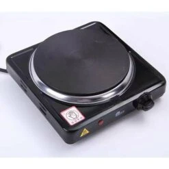 1000 W Hob, Black Ideal Kitchen Hob For Student Accommodation, In The Garden Or At The Campsite, Electric Hob With Infinitely Adjustable Thermostat -Home Chef Shop 97454416 5