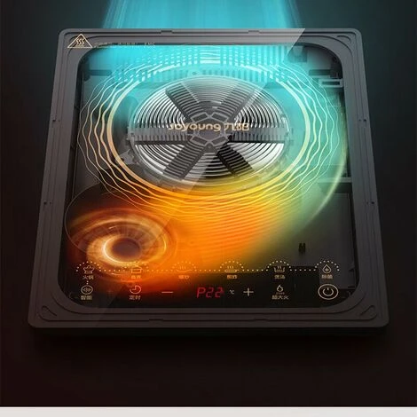 Induction Cooker, Induction Cooker Black Polished Crystal Glass Surface, Induction Control And Safety Lock, 2100W 2 Induction Cooker, Induction Cooker Black Polished Crystal Glass Surface, Induction Control And Safety Lock, 2100W - Image 2