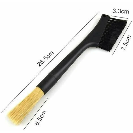 Double Head Coffee Brush Espresso Coffee Grinder Clean Brush 2 Double Head Coffee Brush Espresso Coffee Grinder Clean Brush - Image 2