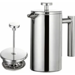 350ml/800ml/1000ml Double Wall Insulated Stainless Steel Coffee Press, 350ml - 350ml